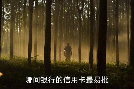 哪間銀行的信用卡最易批