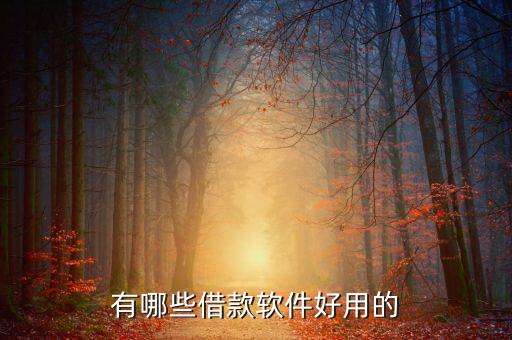 有哪些借款軟件好用的
