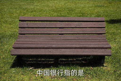 中國(guó)銀行指的是什么意思，中國(guó)銀行是什么