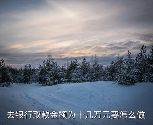 去銀行取大額注意什么手續(xù)，一次取大量現(xiàn)金要什么手續(xù)