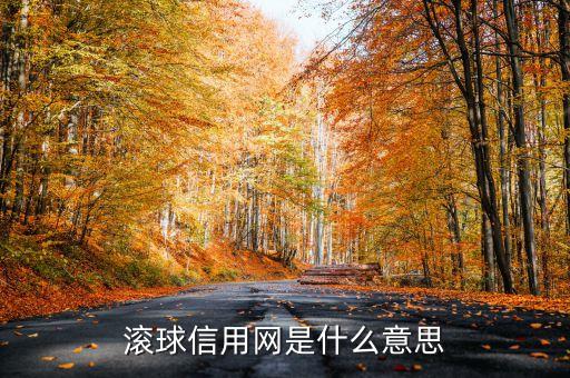 滾球信用網(wǎng)是什么意思