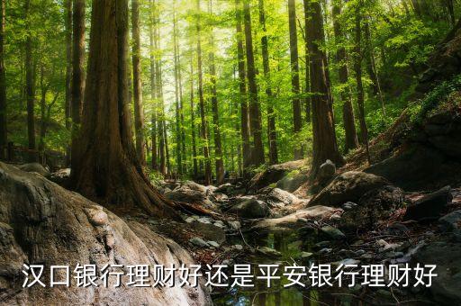 漢口銀行理財怎么樣，漢口銀行理財產品靠譜嗎