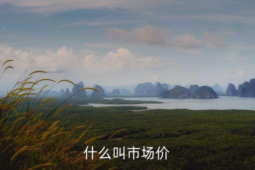 什么叫市場價