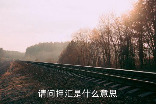 出口押匯是什么意思，請問押匯是什么意思