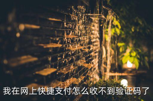 快捷支付為什么沒有短信驗證，我在網(wǎng)上快捷支付怎么收不到驗證碼了
