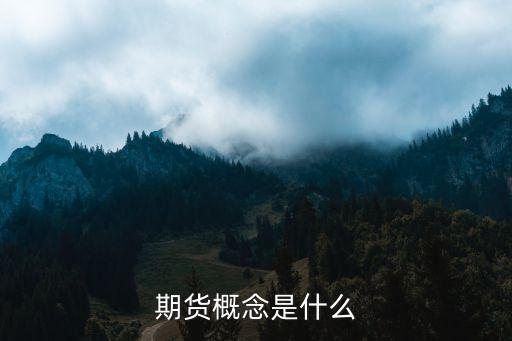 期貨概念是什么