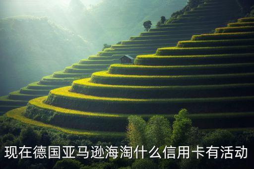 現(xiàn)在德國(guó)亞馬遜海淘什么信用卡有活動(dòng)