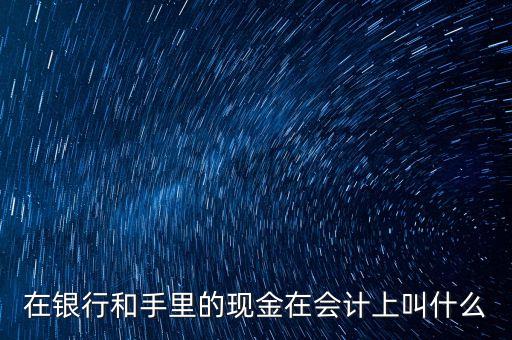 在銀行的資金叫什么時(shí)候，存入銀行的錢叫什么