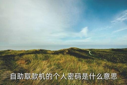 取現(xiàn)密碼是什么意思是什么，自助取款機(jī)個(gè)人密碼什么意思