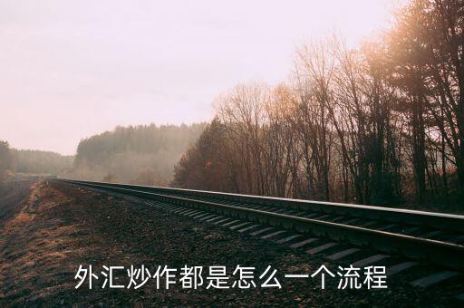 外匯炒作都是怎么一個(gè)流程