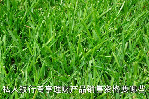 私銀優(yōu)享的條件是什么意思，私人銀行專享理財(cái)產(chǎn)品銷售資格要哪些
