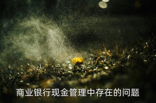 銀行現(xiàn)金業(yè)務(wù)是什么問題，商業(yè)銀行現(xiàn)金管理中存在的問題