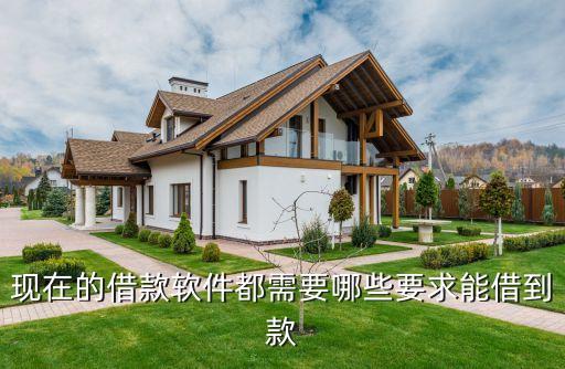 貸款app需要什么條件，借款軟件需要有什么條件