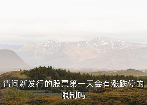 請問新發(fā)行的股票第一天會有漲跌停的限制嗎