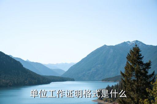 開什么了工作證明，單位的工作證明怎么開
