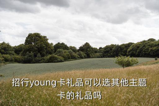 招行young卡禮品可以選其他主題卡的禮品嗎