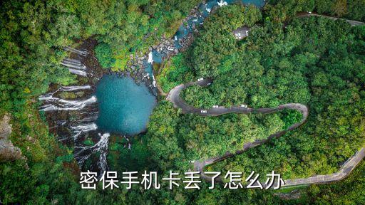 密保手機(jī)卡丟了怎么辦