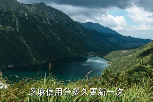 芝麻信用什么時候刷新一次，支付寶的 芝麻信用分多少時間更新一次