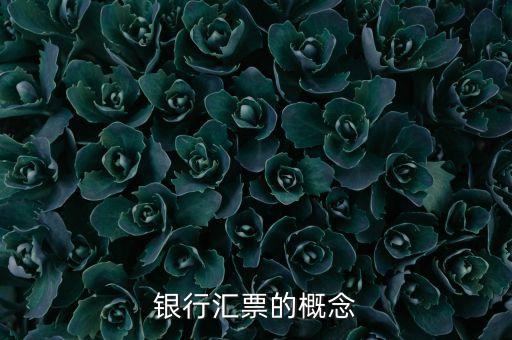 銀行票據(jù)是什么，銀行匯票的概念