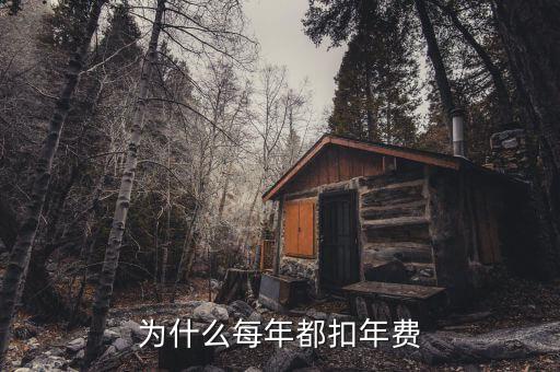 為什么每年都扣年費(fèi)
