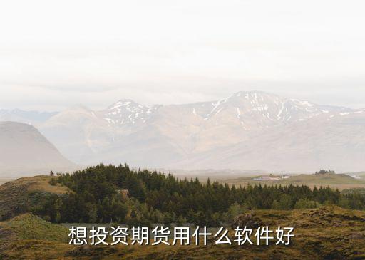 想投資期貨用什么軟件好