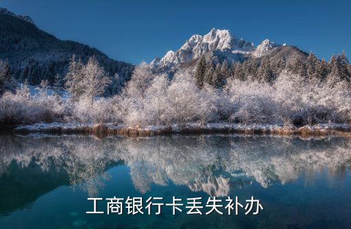 工商銀行卡丟失補(bǔ)辦