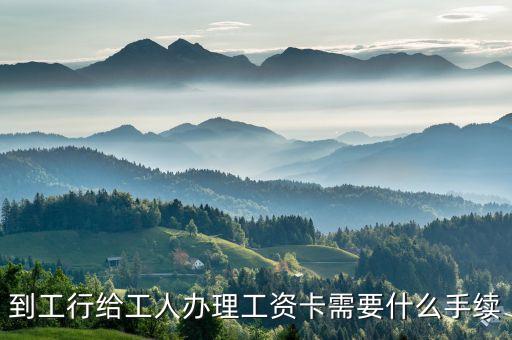 辦工行工資卡需要什么資料，到工行給工人辦理工資卡需要什么手續(xù)