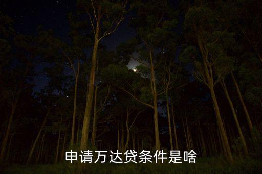 萬達貸要什么銀行卡，萬達貸需要綁定銀行卡嗎