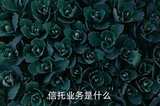 信托業(yè)務(wù)是什么
