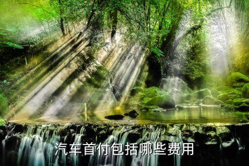 汽車首付到底包含什么東西，買車的首付款里面包含哪些內(nèi)容