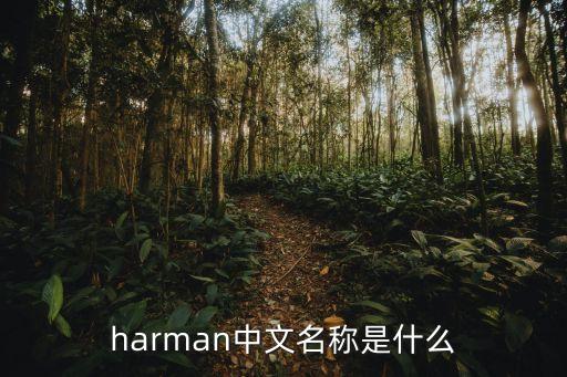 harman中文名稱是什么