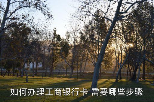 辦理工商卡怎么辦理需要什么條件，工商銀行銀行卡辦理需要什么手續(xù)