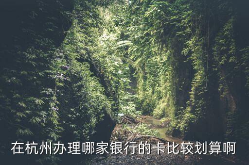 杭州一般戶開什么銀行卡，在杭州選擇哪個銀行