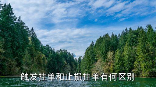 什么是觸發(fā)掛單，觸發(fā)掛單和獲利掛單 買入平倉有什么區(qū)別