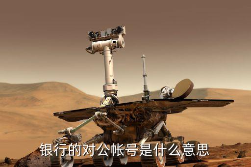 銀行的對公帳號是什么意思