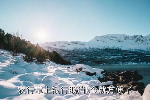 農(nóng)行k令手機上怎么取消，農(nóng)行借記卡怎么取消k令
