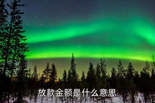 放款額度什么意思，貸款發(fā)放目標額度是什么意思