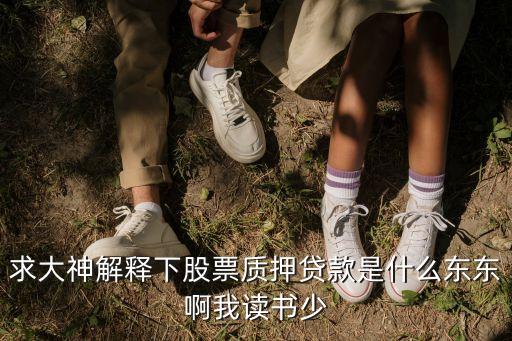 求大神解釋下股票質(zhì)押貸款是什么東東啊我讀書少