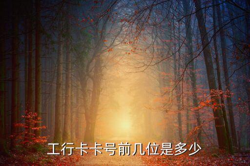 銀行卡前幾位數(shù)是什么，工行卡卡號前幾位是多少