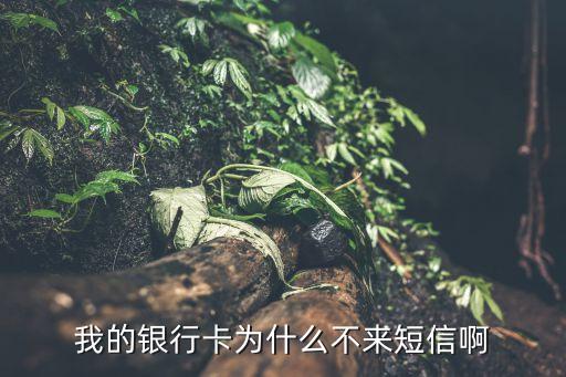 我的銀行卡為什么不來短信啊