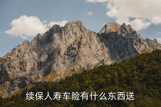 車險續(xù)保有什么禮品送，續(xù)保人壽車險有什么東西送