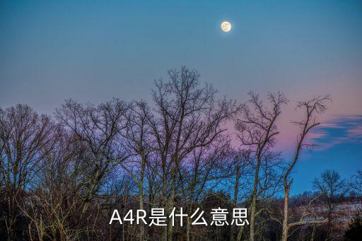 A4R是什么意思