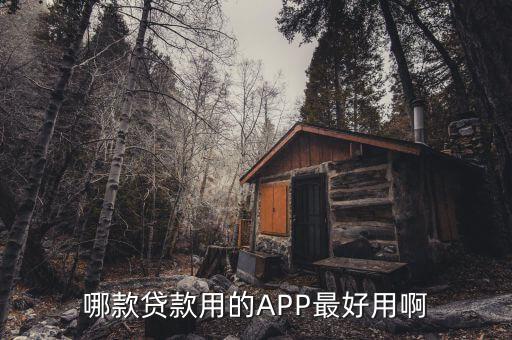 哪款貸款用的APP最好用啊