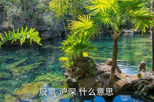 股票 滬深 什么意思