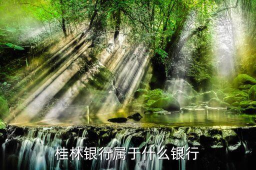 桂林銀行屬于什么銀行
