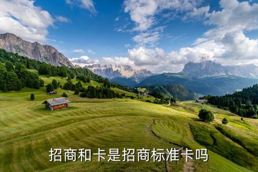 招商和卡是什么意思，招行和卡是什么意思啊
