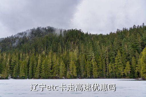 遼寧etc卡走高速優(yōu)惠嗎