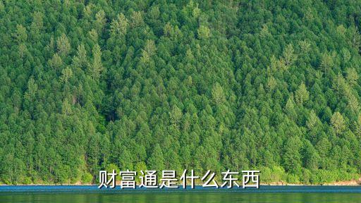 財富通是什么東西