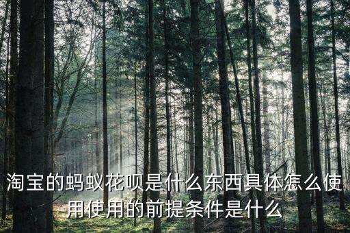 淘寶中的螞蟻花是什么東西怎么辦，淘寶網(wǎng)上的螞蟻花唄是什么意思