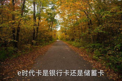 e時代卡是什么意思，工行e時代卡是什么意思高手指點